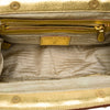 Prada Cinghiale Trimmed Paglia Shoulder Bag Secondhand