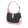 Gucci Limited Edition Small GG Embroidered Denim Floral Jackie 1961 Crossbody Secondhand