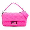Fendi Medium Embossed Lycra Baguette Satchel Secondhand