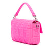 Fendi Medium Embossed Lycra Baguette Satchel Secondhand