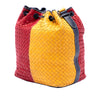 Bottega Veneta Tricolor Nappa Intrecciato Drawstring Bucket Bag Secondhand