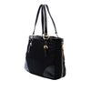 Prada Patent Trimmed Tessuto Expandable Zip Around Tote Secondhand