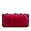 Chanel Quilted Satin Chain Around Clutch Secondhand