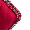 Chanel Quilted Satin Chain Around Clutch Secondhand