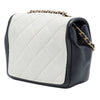 Chanel Mini Square Calfskin Graphic Flap Crossbody Secondhand