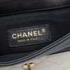 Chanel Mini Square Calfskin Graphic Flap Crossbody Secondhand