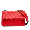 Secondhand Bottega Veneta Small Nappa Intrecciato Olimpia Shoulder Bag