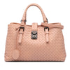 Bottega Veneta Small Nappa Intrecciato Roma Satchel Secondhand