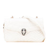 Bvlgari Leather Serpenti Forever Convertible Satchel Secondhand