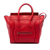Celine Mini Grained Calfskin Luggage Tote Secondhand