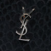 Saint Laurent Python Embossed Suede Monogram Kate Wallet on Chain Secondhand