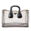 Prada Spazzolato Trimmed PVC Tote Secondhand
