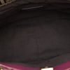 Fendi Leather Trimmed Zucchino Canvas Satchel Secondhand