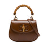 Secondhand Gucci Mini Calfskin 1947 Bamboo Top Handle Bag