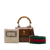 Gucci Mini Calfskin 1947 Bamboo Top Handle Bag Secondhand