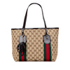 Gucci GG Canvas Web Jolie Tote Secondhand
