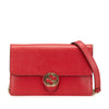 Gucci Leather Interlocking G Dollar Wallet on Chain Secondhand