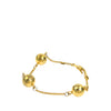Chanel Gold Plated Sphere Charm Chain Bracelet Secondhand