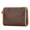 Celine Macadam Coated Canvas Clutch Secondhand