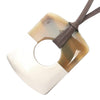 Hermès Buffalo Horn Dalva Pendant Necklace Secondhand