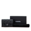 Chanel CC Quilted Caviar Flap Card Holder Wallet Secondhand