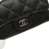 Chanel CC Quilted Caviar Flap Card Holder Wallet Secondhand