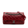 Chanel Medium Glazed Calfskin Duo Color Flap Secondhand