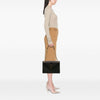 Saint Laurent Large Chevron Grain de Poudre Monogram Envelope Bag Secondhand