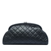 Chanel Quilted Caviar Timeless Kisslock Clutch Secondhand