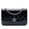 Chanel CC Quilted Patent Brilliant Wallet On Chain Secondhand