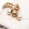 Chanel Mini Quilted Calfskin Pearl CC Accordion Flap Secondhand