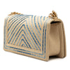 Chanel Old Medium Chevron Raffia Boy Flap Secondhand