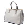 Prada Medium Bicolor Saffiano Lux Galleria Double Zip Satchel Secondhand