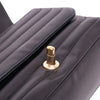 Chanel CC Horizontal Quilted Lambskin Double Flap Secondhand