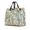 Fendi Sarah Coleman Leather Vertigo Shopper Tote Secondhand