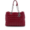 Dior Large Patent Cannage Lady Dior Soft Shopping Tote Secondhand