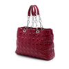 Dior Large Patent Cannage Lady Dior Soft Shopping Tote Secondhand
