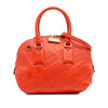 Burberry Heritage Grain Check Embossed Orchard Bowling Bag Secondhand