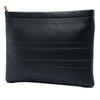 Secondhand Dior Embossed Calfskin Logo Zip Clutch