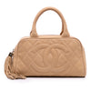 Chanel CC Quilted Caviar Bowling Bag Secondhand