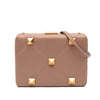 Valentino Calfskin Roman Stud Box Clutch on Strap Secondhand