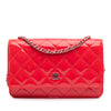 Chanel CC Patent Wallet on Chain Secondhand
