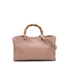 Gucci Medium Calfskin Bamboo Shopper Satchel Secondhand