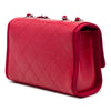 Chanel CC Quilted Crumpled Calfskin and Grosgrain Flap Secondhand