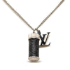 Louis Vuitton Brass Monogram Eclipse Charms Necklace Secondhand