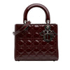 Dior Medium Patent Cannage Lady Dior Secondhand