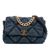 Chanel Large Denim 19 Flap Secondhand