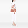 Burberry Medium Leather and House Check Banner Satchel Secondhand