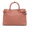 Burberry Medium Leather and House Check Banner Satchel Secondhand