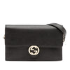 Gucci Leather Interlocking G Dollar Wallet on Chain Secondhand